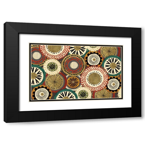 Spice Road I Black Modern Wood Framed Art Print with Double Matting by Charron, Veronique