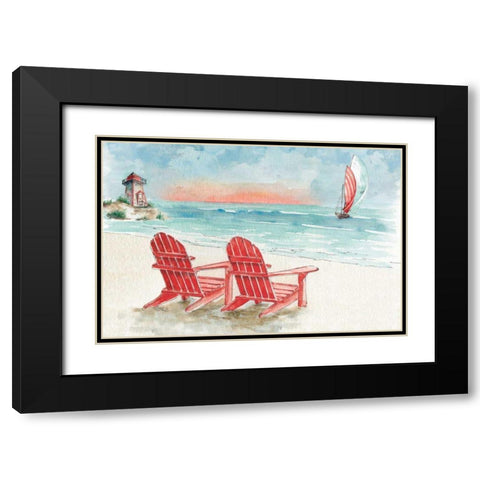 In the Moment VII Black Modern Wood Framed Art Print with Double Matting by Audit, Lisa