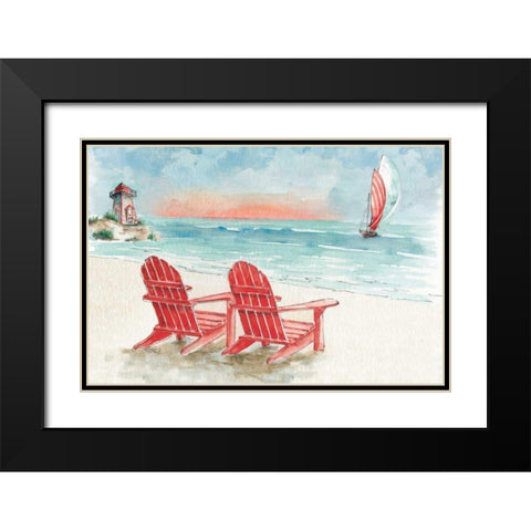 In the Moment VII Black Modern Wood Framed Art Print with Double Matting by Audit, Lisa