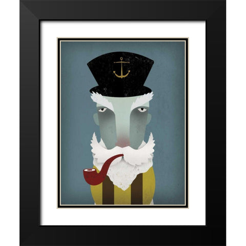 Fisherman I Black Modern Wood Framed Art Print with Double Matting by Fowler, Ryan