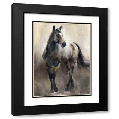 Copper and Nickel Black Modern Wood Framed Art Print with Double Matting by Hageman, Marilyn