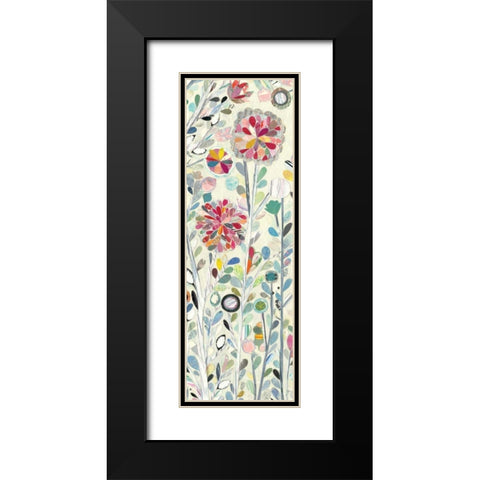 Spring Blossoms III Black Modern Wood Framed Art Print with Double Matting by Boggs, Candra