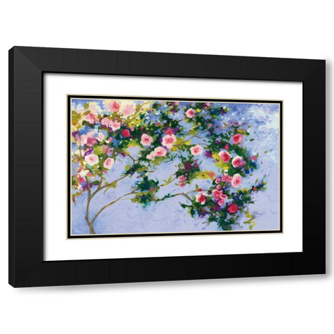 Inspiration Monet Black Modern Wood Framed Art Print with Double Matting by Novak, Shirley