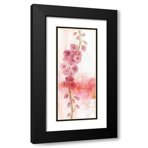 Rainbow Seeds Absract Floral I Black Modern Wood Framed Art Print with Double Matting by Audit, Lisa