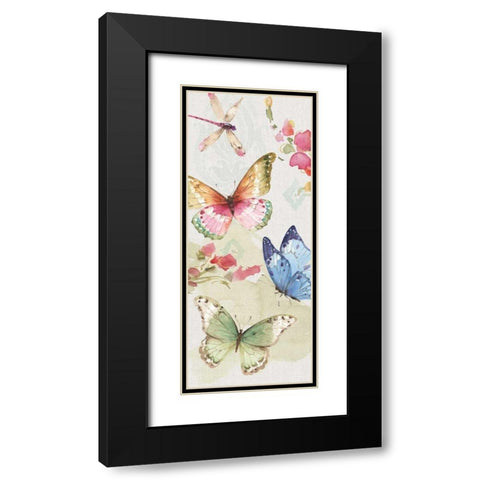 Colorful Breeze VIII Black Modern Wood Framed Art Print with Double Matting by Audit, Lisa