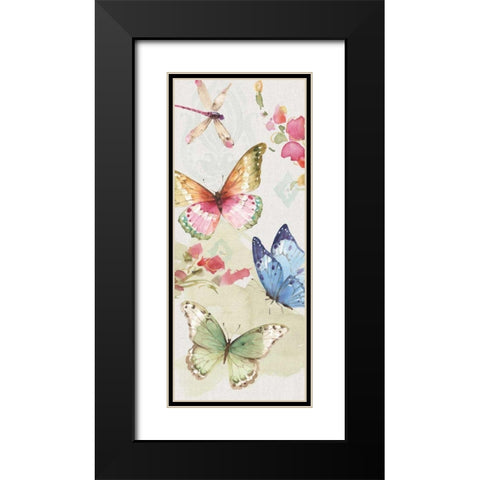 Colorful Breeze VIII Black Modern Wood Framed Art Print with Double Matting by Audit, Lisa