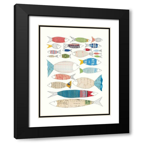 Wind and Waves VI Black Modern Wood Framed Art Print with Double Matting by Prahl, Courtney