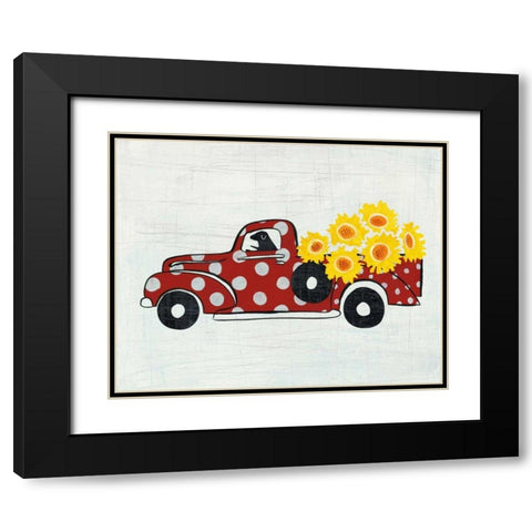 Modern Americana Farm VI Black Modern Wood Framed Art Print with Double Matting by Averinos, Melissa