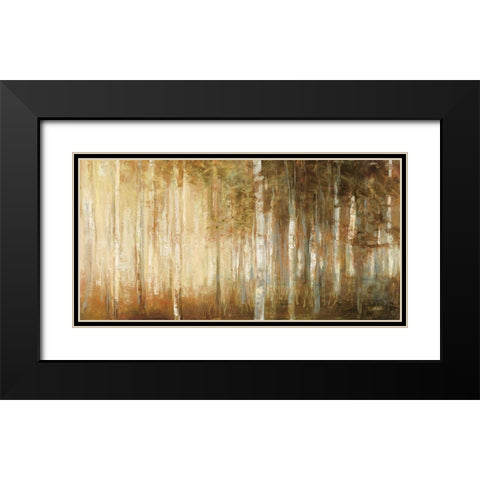 Resolutions Fall Black Modern Wood Framed Art Print with Double Matting by Purinton, Julia
