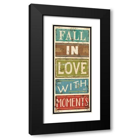 Shine II Black Modern Wood Framed Art Print with Double Matting by Pela Studio