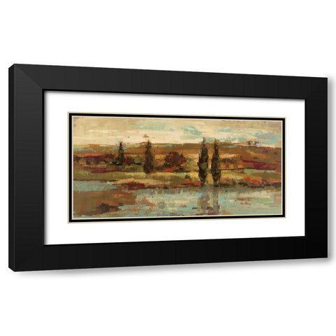Hot Day by the River Black Modern Wood Framed Art Print with Double Matting by Vassileva, Silvia