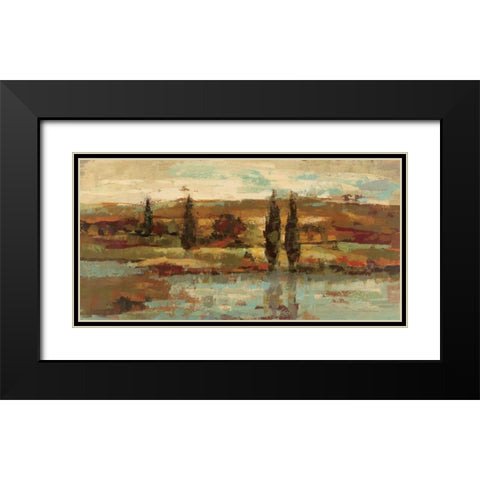 Hot Day by the River Black Modern Wood Framed Art Print with Double Matting by Vassileva, Silvia