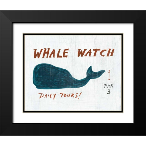 Ahoy XI Black Modern Wood Framed Art Print with Double Matting by Averinos, Melissa