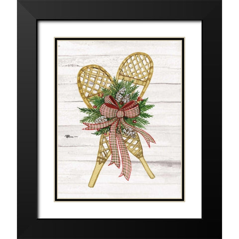 Holiday Sports I on White Wood Black Modern Wood Framed Art Print with Double Matting by McKenna, Kathleen Parr