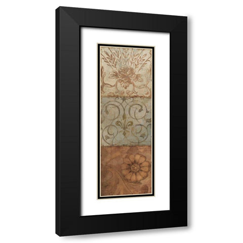 Taupe Majesty I Black Modern Wood Framed Art Print with Double Matting by Audit, Lisa