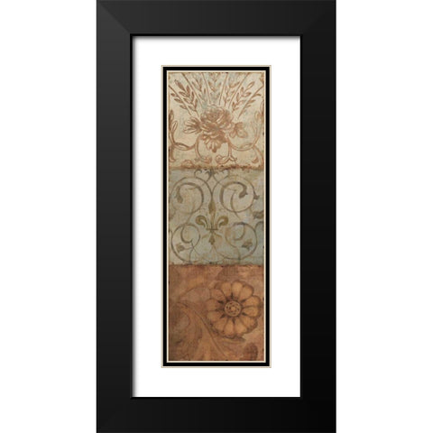 Taupe Majesty I Black Modern Wood Framed Art Print with Double Matting by Audit, Lisa