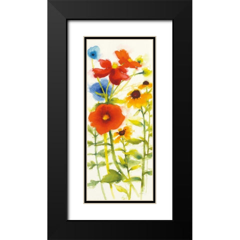 Americana Meadow III Black Modern Wood Framed Art Print with Double Matting by Novak, Shirley