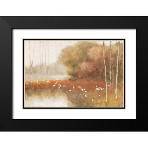 Autumn Midst Black Modern Wood Framed Art Print with Double Matting by Purinton, Julia