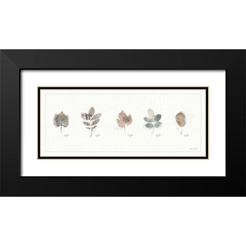 A Woodland Walk XV Black Modern Wood Framed Art Print with Double Matting by Audit, Lisa