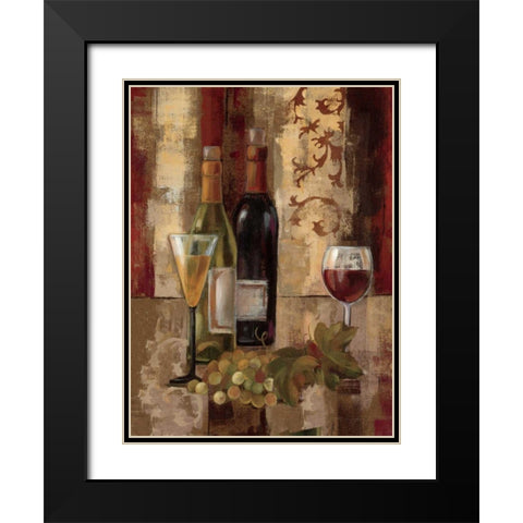 Graffiti and Wine III Black Modern Wood Framed Art Print with Double Matting by Vassileva, Silvia