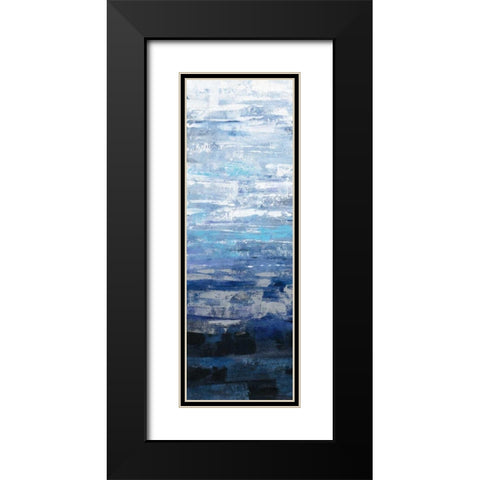 Icelandic Wave II Black Modern Wood Framed Art Print with Double Matting by Vassileva, Silvia