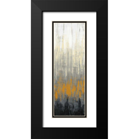 Rain on the Asphalt III Black Modern Wood Framed Art Print with Double Matting by Vassileva, Silvia