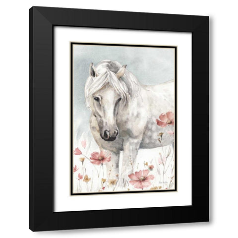 Wild Horses II Crop Black Modern Wood Framed Art Print with Double Matting by Audit, Lisa