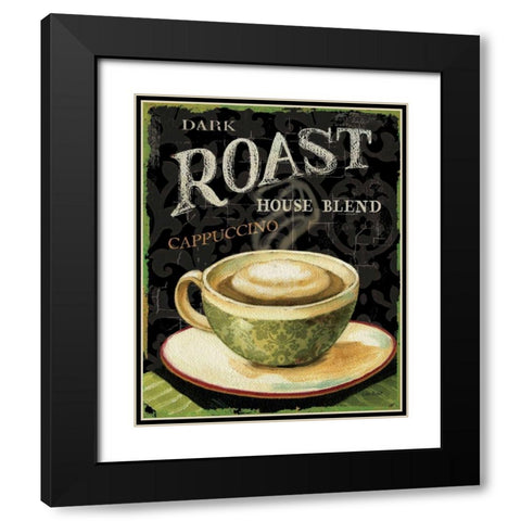 Today s Coffee III Black Modern Wood Framed Art Print with Double Matting by Audit, Lisa