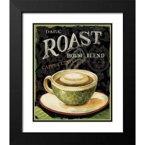 Today s Coffee III Black Modern Wood Framed Art Print with Double Matting by Audit, Lisa