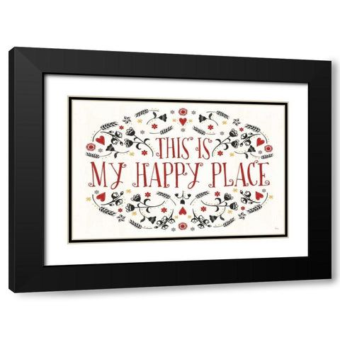 Otomi Farm I Black Modern Wood Framed Art Print with Double Matting by Charron, Veronique