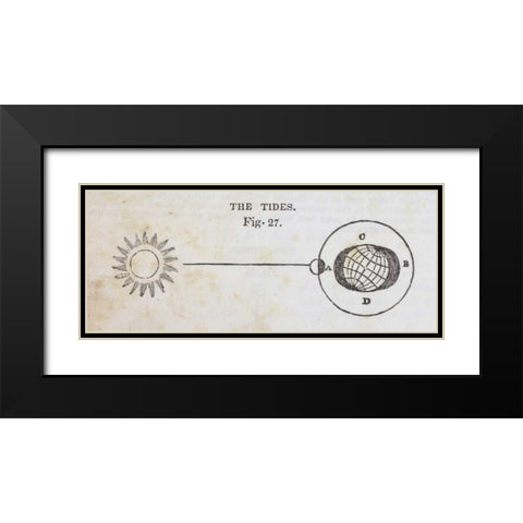 Geography of the Heavens VI Black Modern Wood Framed Art Print with Double Matting by Wild Apple Portfolio