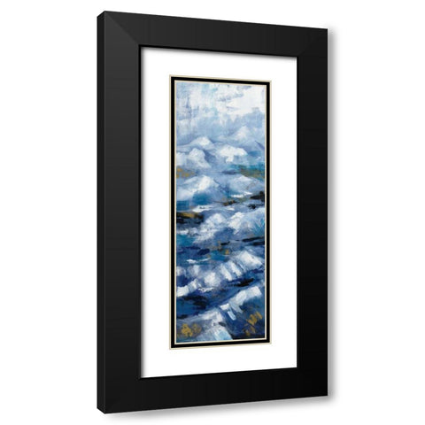 Above the Mountains III Black Modern Wood Framed Art Print with Double Matting by Vassileva, Silvia