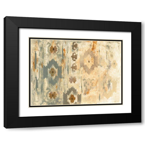 Southwest Design IV Black Modern Wood Framed Art Print with Double Matting by Vassileva, Silvia