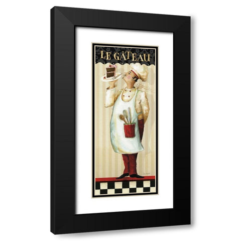 Chefs Masterpiece IV Black Modern Wood Framed Art Print with Double Matting by Audit, Lisa