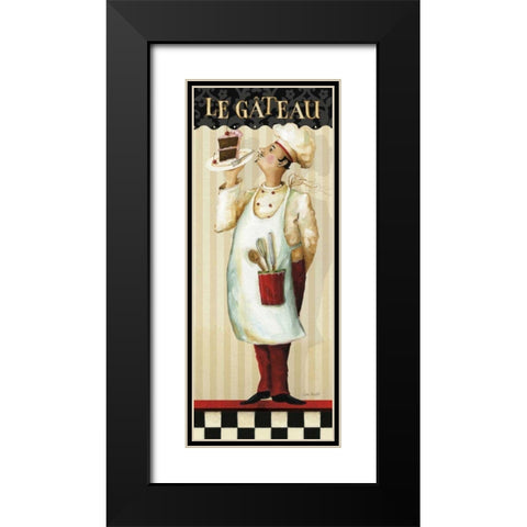Chefs Masterpiece IV Black Modern Wood Framed Art Print with Double Matting by Audit, Lisa