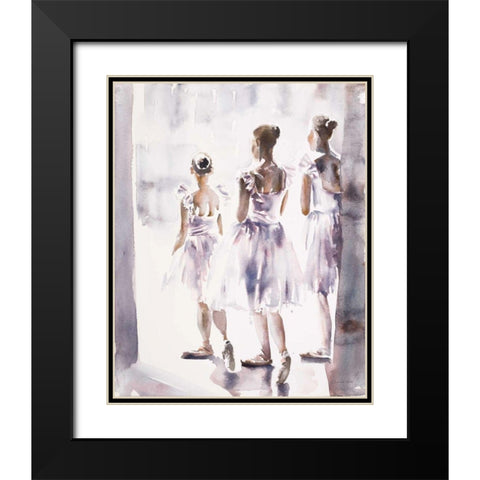 In The Wings Black Modern Wood Framed Art Print with Double Matting by Valle, Aimee Del