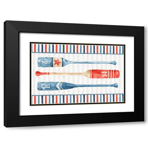 Nautical Life XI Black Modern Wood Framed Art Print with Double Matting by Audit, Lisa
