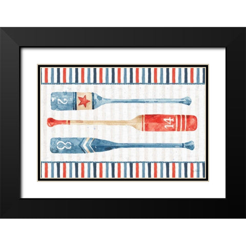 Nautical Life XI Black Modern Wood Framed Art Print with Double Matting by Audit, Lisa