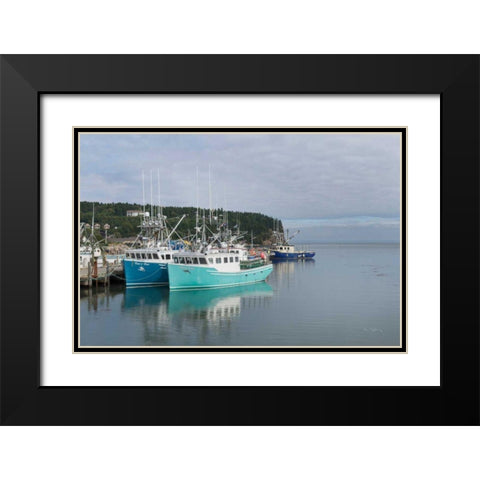 Bay of Fundy I Black Modern Wood Framed Art Print with Double Matting by Majchrowicz, Alan