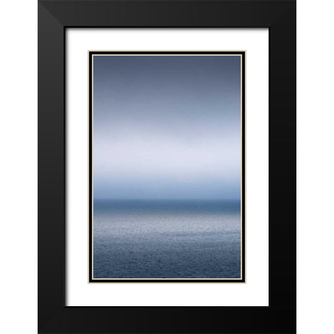 Bay of Fundy Fog Black Modern Wood Framed Art Print with Double Matting by Majchrowicz, Alan