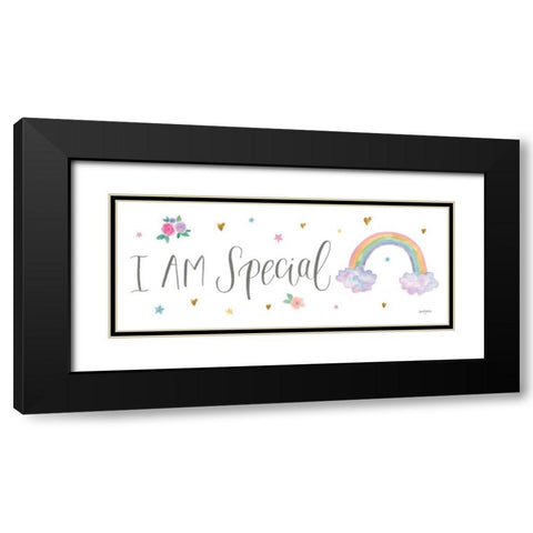 Magical Friends V Black Modern Wood Framed Art Print with Double Matting by Jackson, Jenaya