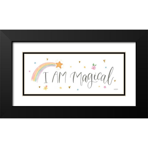Magical Friends VI Black Modern Wood Framed Art Print with Double Matting by Jackson, Jenaya