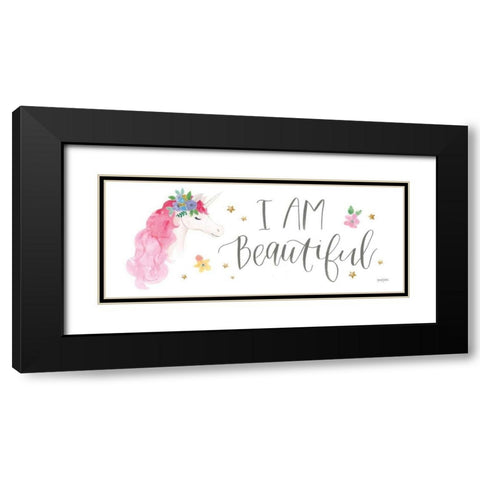 Magical Friends VII Black Modern Wood Framed Art Print with Double Matting by Jackson, Jenaya
