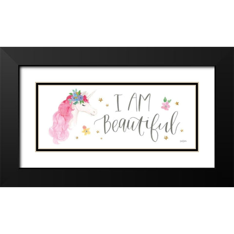 Magical Friends VII Black Modern Wood Framed Art Print with Double Matting by Jackson, Jenaya