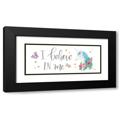 Magical Friends VIII Black Modern Wood Framed Art Print with Double Matting by Jackson, Jenaya