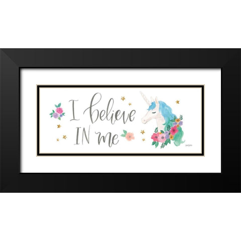 Magical Friends VIII Black Modern Wood Framed Art Print with Double Matting by Jackson, Jenaya