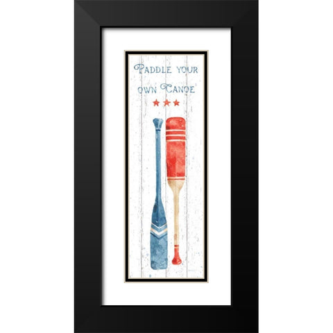 Nautical Life III Vertical Black Modern Wood Framed Art Print with Double Matting by Audit, Lisa