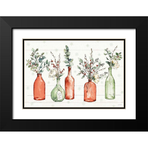 Modern Farmhouse I Christmas Black Modern Wood Framed Art Print with Double Matting by Tavoletti, Anne