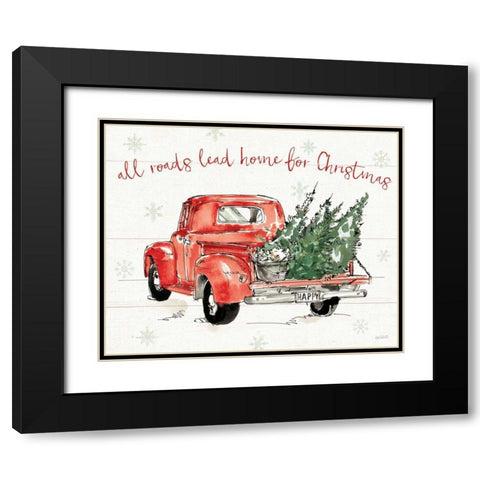 Modern Farmhouse IX Christmas Black Modern Wood Framed Art Print with Double Matting by Tavoletti, Anne