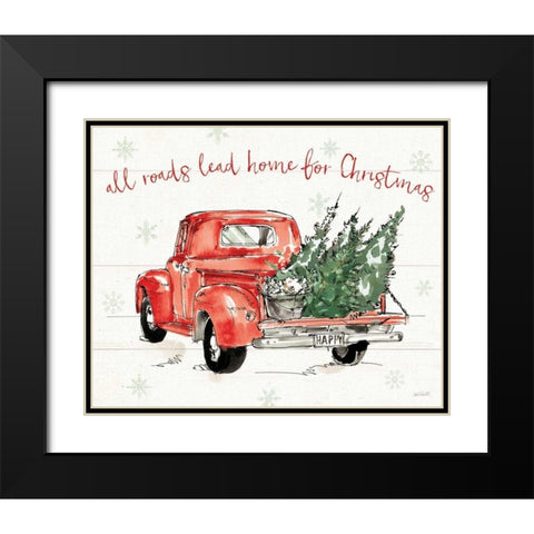 Modern Farmhouse IX Christmas Black Modern Wood Framed Art Print with Double Matting by Tavoletti, Anne